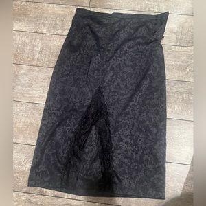 long black satin skirt from free people